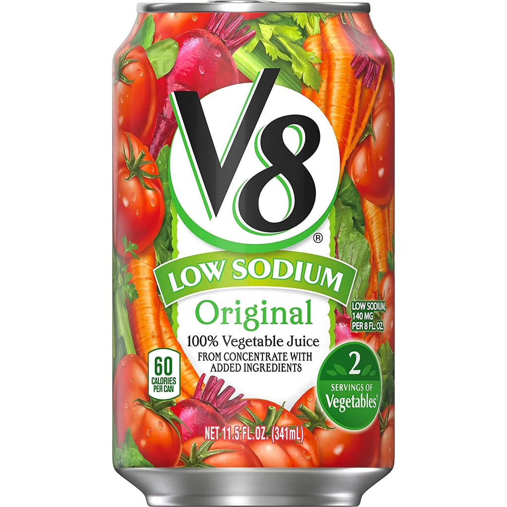 Original 24) (Pack Can Of Low V8 Sodium Juice, Oz. 11.5 Vegetable 100%