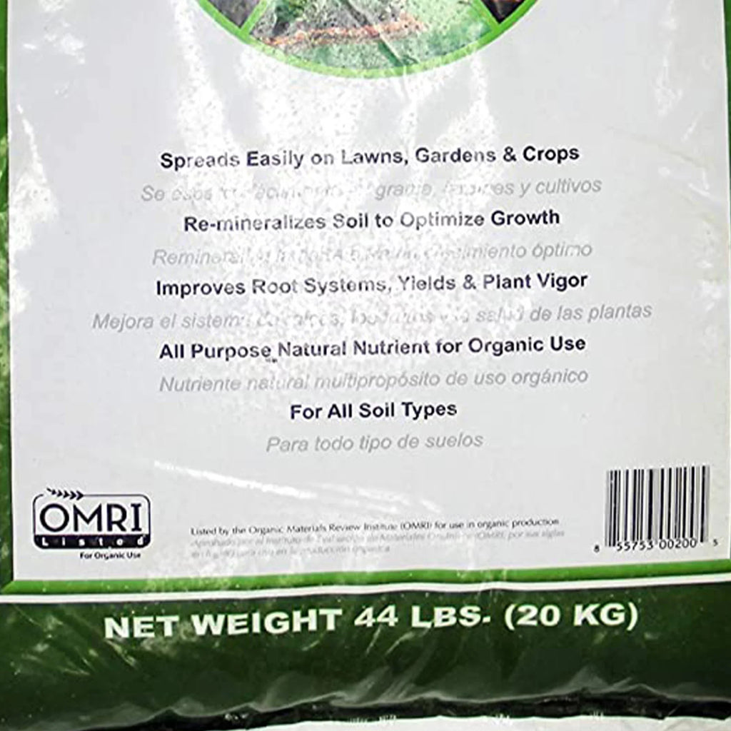Granular Azomite Trace Mineral 44 Organic Fertilizer Soil lbs Additive
