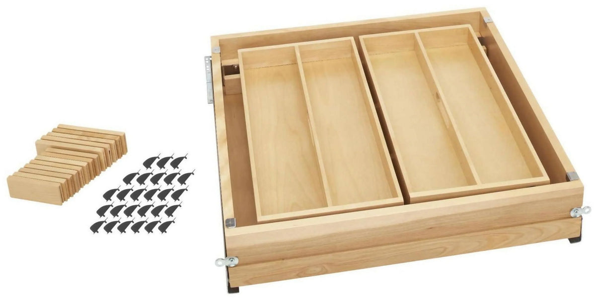 Kitchen Tiered 4Wtmd 4Wtmd-24H-1 Organizer Series Rev-A-Shelf 24" - Drawer Cabinets For