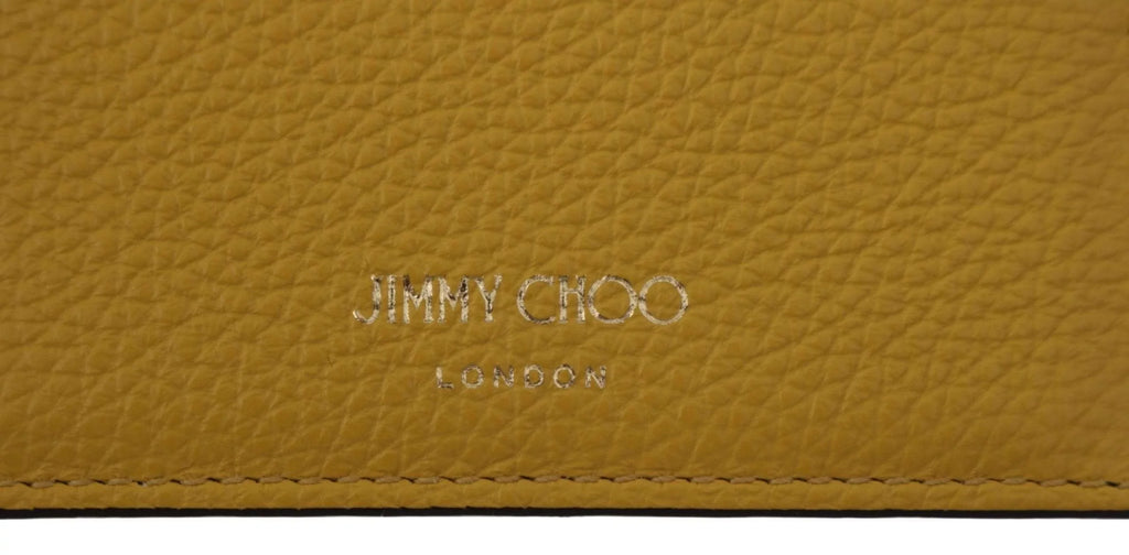 Holder Jimmy Aarna Yellow Leather Choo Card