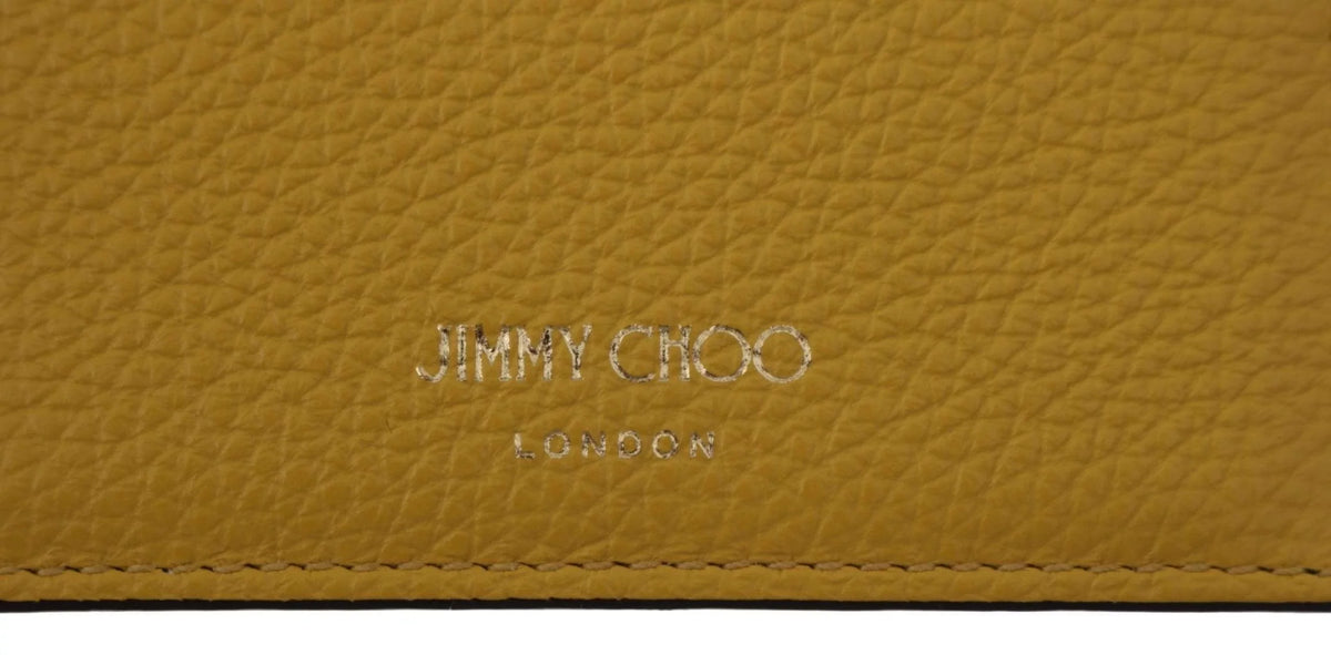 Holder Jimmy Aarna Yellow Leather Choo Card