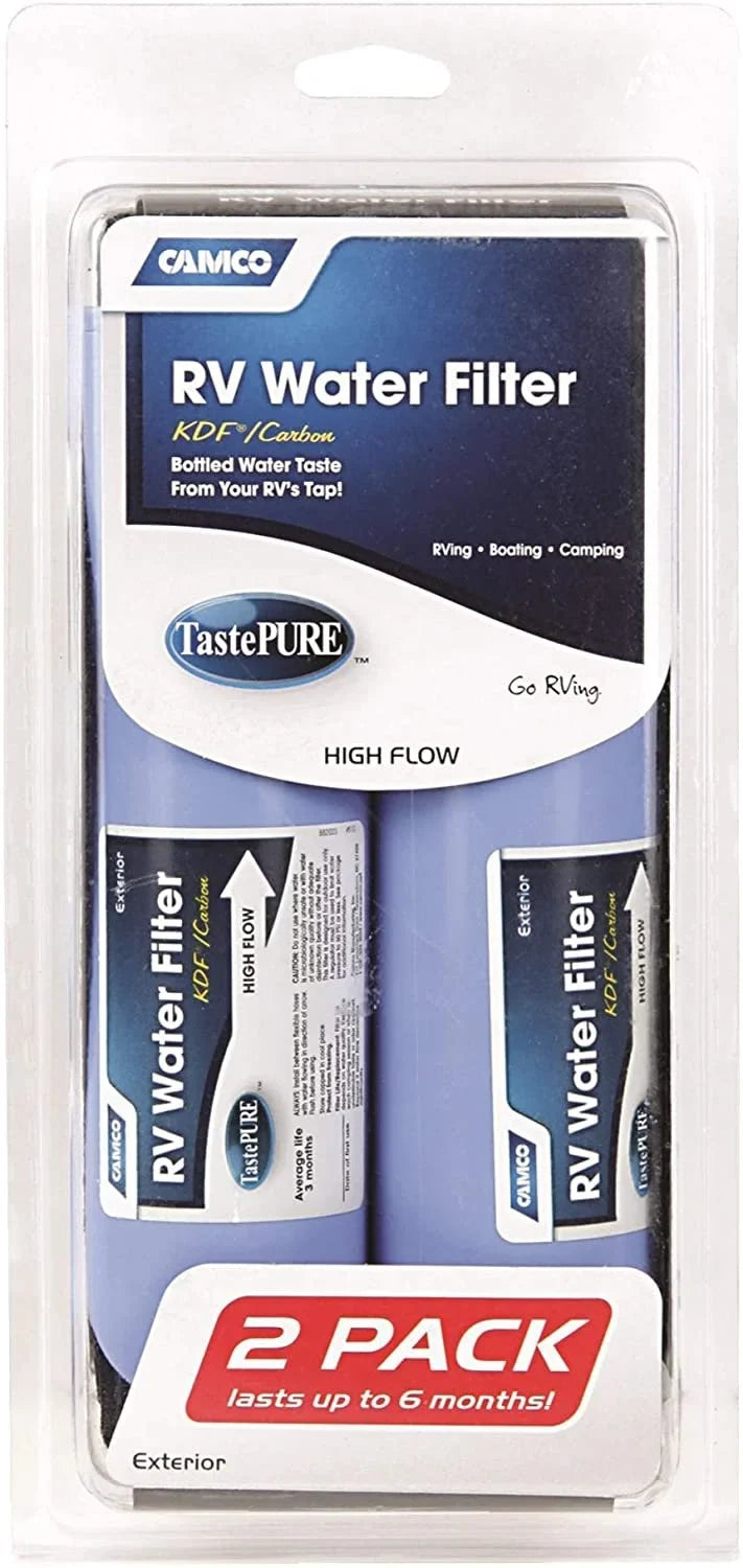 TastePURE Package 40045 Filter Capacity 2-Pack Camco Large Of Inline 2
