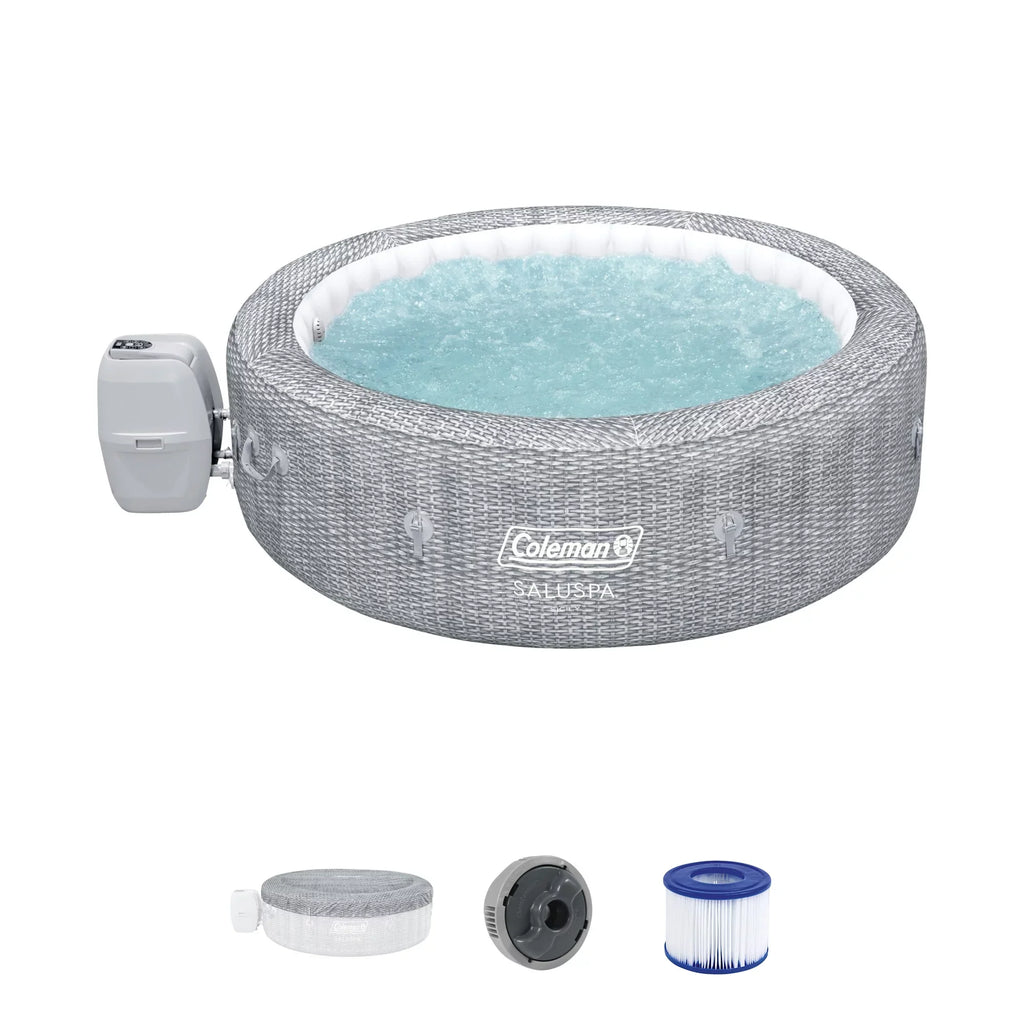 Pool Sicily Seat AirJet Spa w/Set Tub Bestway of & Coleman SaluSpa Hot 4