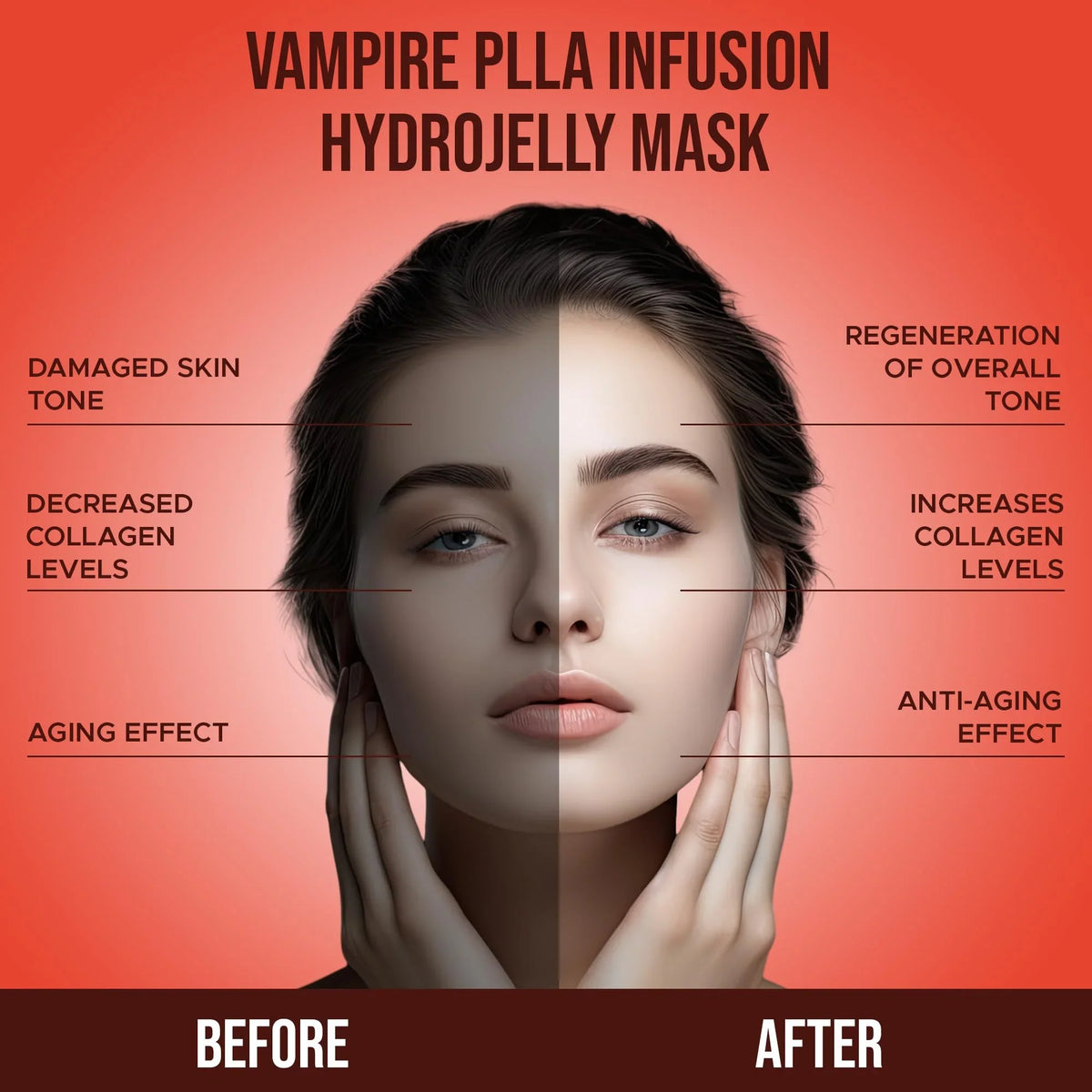 fl Facial Dark Peel Mask, Pack Professional All Reducing - Infusion Spot Jelly Mask | Facials Anti-Aging, Skin for PLLA Skin & - Treatment off Luminous Lab oz Skin Types Suitable Vampire 30 Natural
