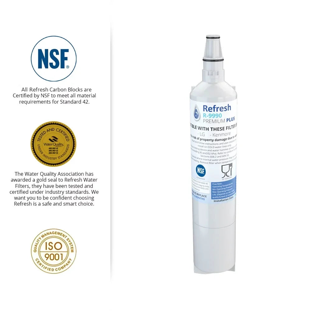 Pack) LG Tier1 For -by Refresh (2 RWF1051 liquid Replacement Filter