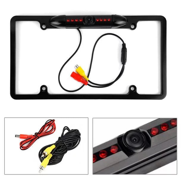 KWM950BW Plate for KW-M950BW Backup Frame Black Camera Rearview JVC License