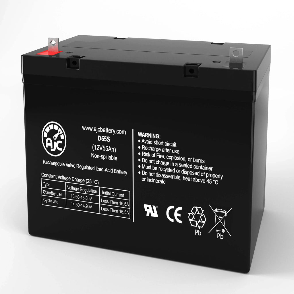 an Dalton AJC This Scooter 55Ah Replacement Is Drive Battery 12V Brand Tacahe Mobility PC1451M Mid-Wheel -
