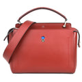 handbag ladies dot red e55932a com leather shoulder bag FENDI (Good) Pre-Owned Fendi silver
