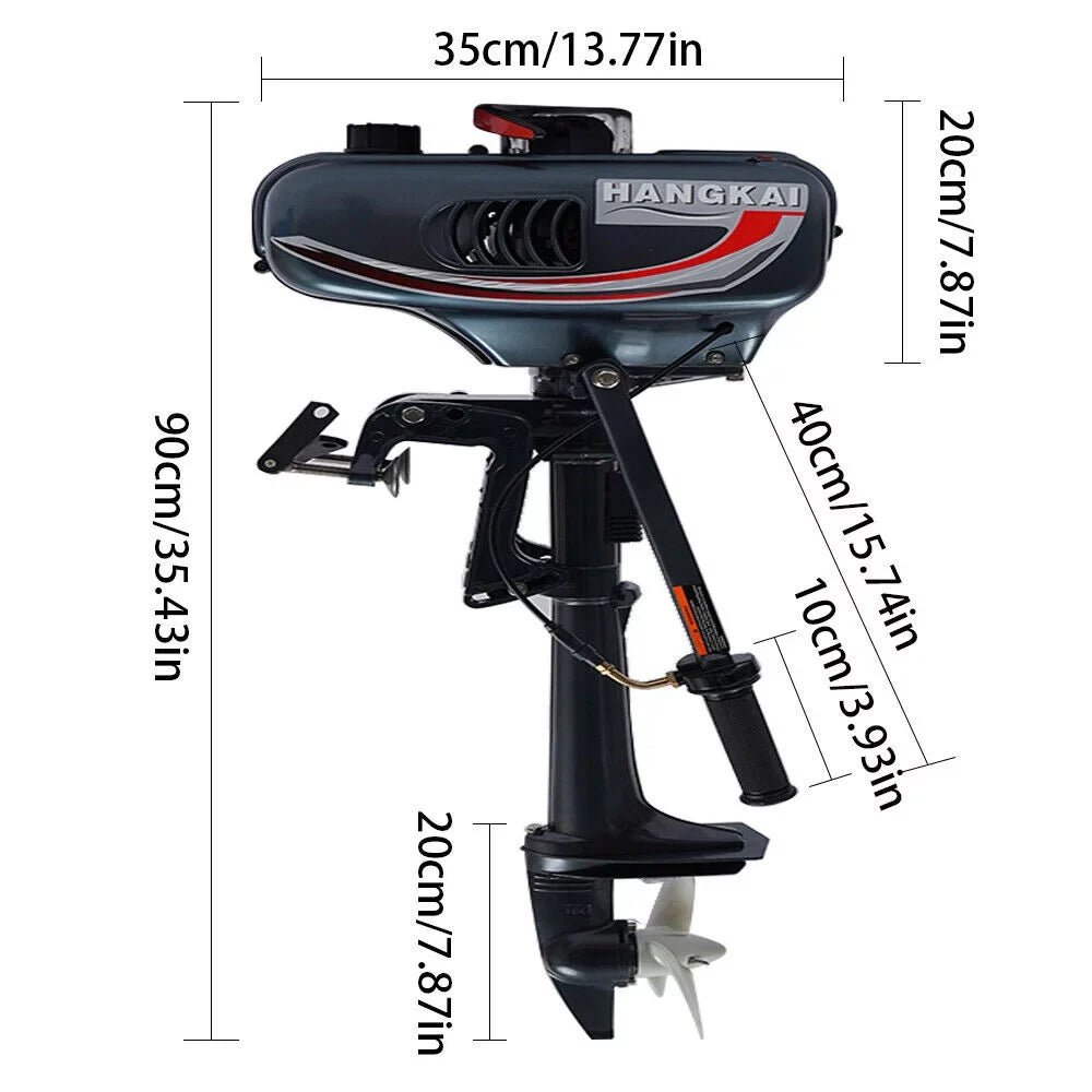 System CDI Km 10 Motor Engine 2-Stroke Outboard Petrol Boat Fishing 3.5HP / H
