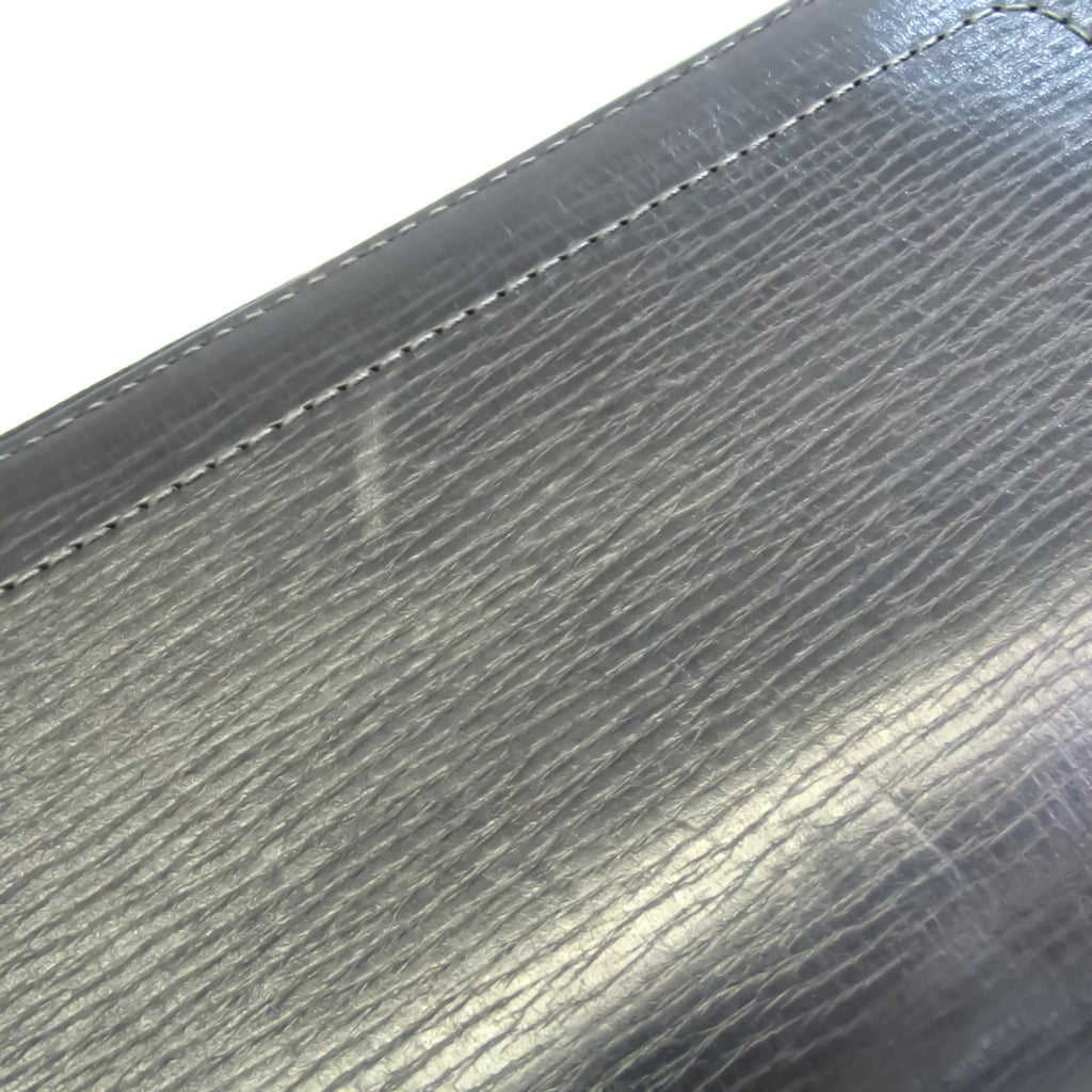 Long Basalt (Good) Wallet Pre-Owned M97026 Zippy Utah Leather Men's Organizer (bi-fold)