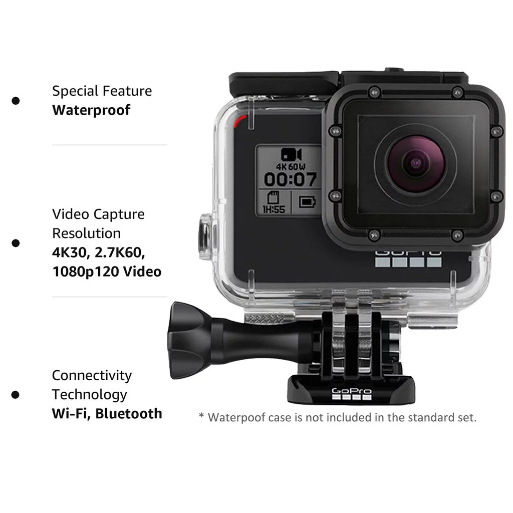 HD (Refurbished) Camcorder HERO5 Waterproof Black 4K Restored Digital GoPro Action Camera Sports