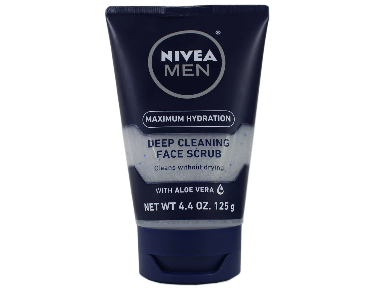 4-Pack Oz, Deep Nivea Scrub Men Cleaning Original, 4.4 For Face