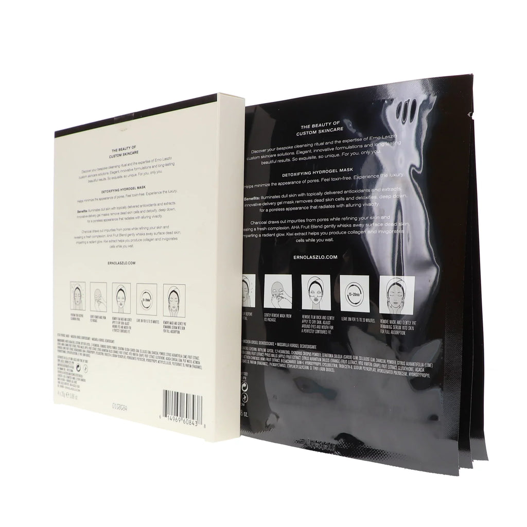 Mask - & Sheet for Exfoliate Erno Hydrogel oz Detoxifying x Women by Detox 0.88 Mask 4 Laszlo