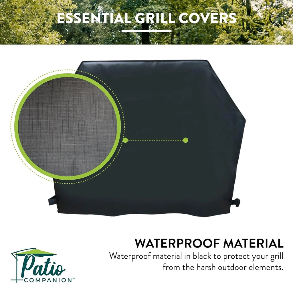 and Inch Cover, 80 Grill Weber, King, Year Essential, Heavy-Duty for Grill climate Broil Black Warranty, Gas fabric, Broil, Companion Char BBQ Waterproof Resistant, Patio Etc. 1 Cover