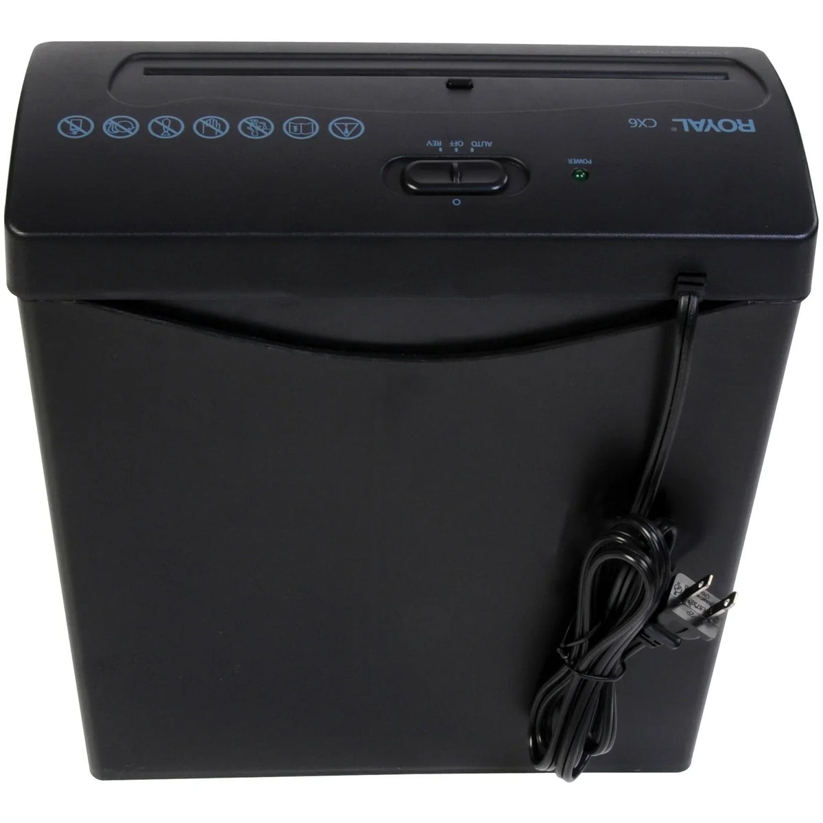 CX6 Paper Royal Crosscut Shredder 6-Sheet