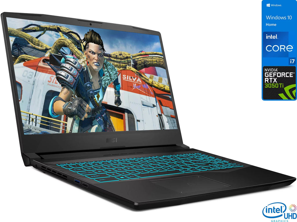 Gaming Laptop, NVIDIA Upto 144Hz HDMI, Ti, RTX Windows 16GB 4.6GHz, Home Wi-Fi, GeForce RAM, 1TB Crosshair 3050 Bluetooth, NVMe MSI 15 FHD 10 i7-11800H SSD, Core Display, 15.6"