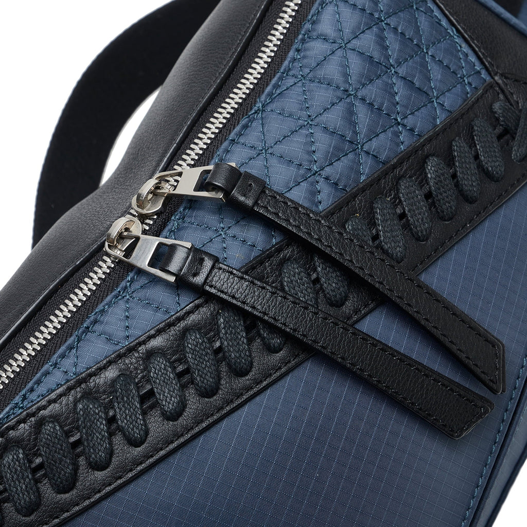 Belt Bag Fabric Blue (Good) Nylon Puzzle LOEWE Authenticated Pre-Owned Unisex