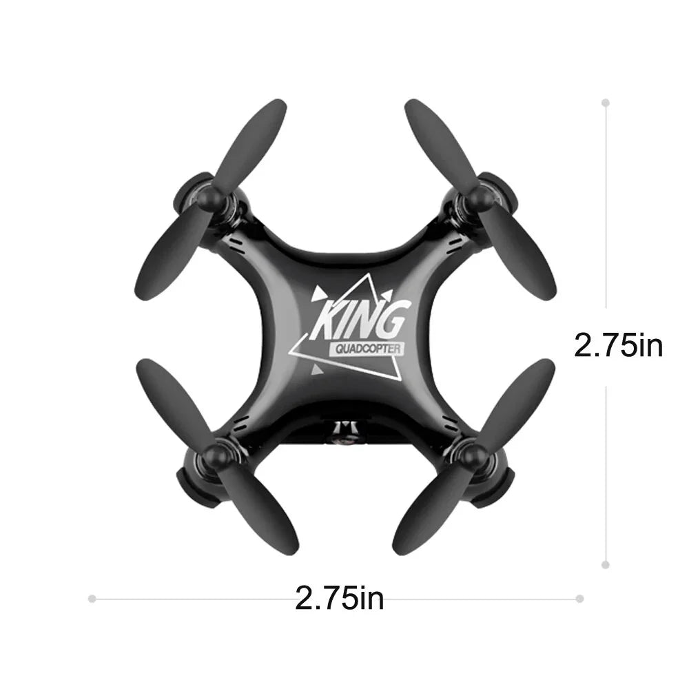 2pcs Foldable Click Mini Beginners With Drones Kids,RC Gift Landing for Aircraft Suitable for Camera Quadcopter K01 HD One Drone and and Toys Take-off Batteries,Headless RC