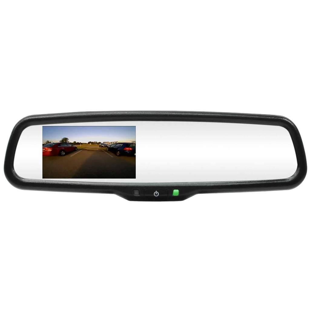 Quick-touch inputs & Video LCD Two Mirror 4.3" 250-8240 Rostra Rearview with