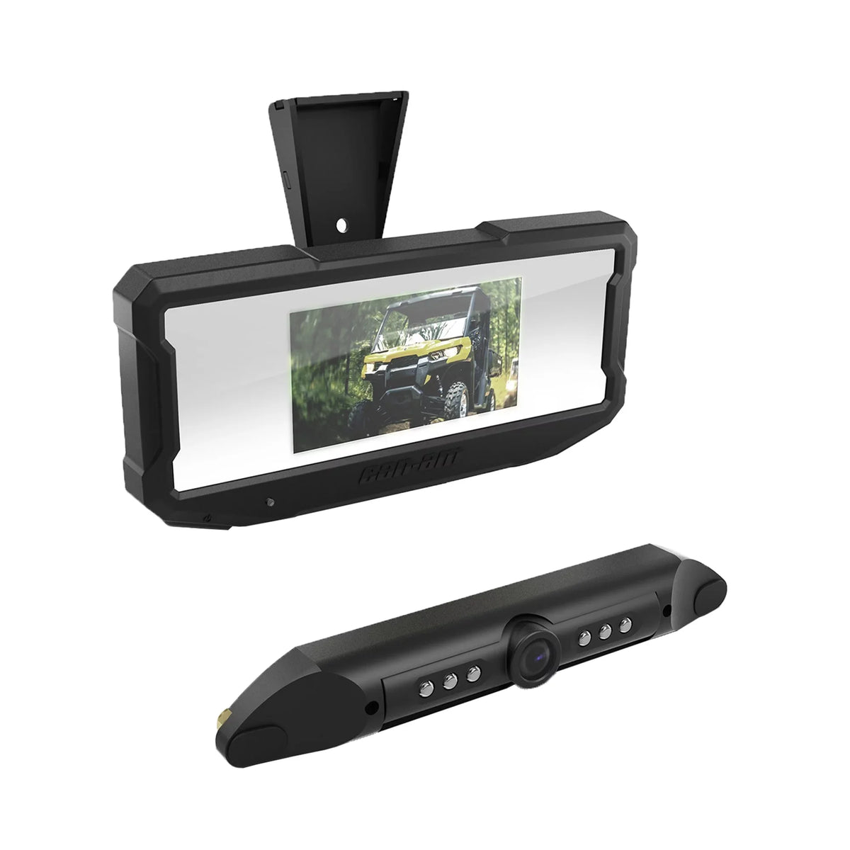 Can-Am View 715004905 and Defender Maverick Camera Monitor Mirror Rear X3 MAX