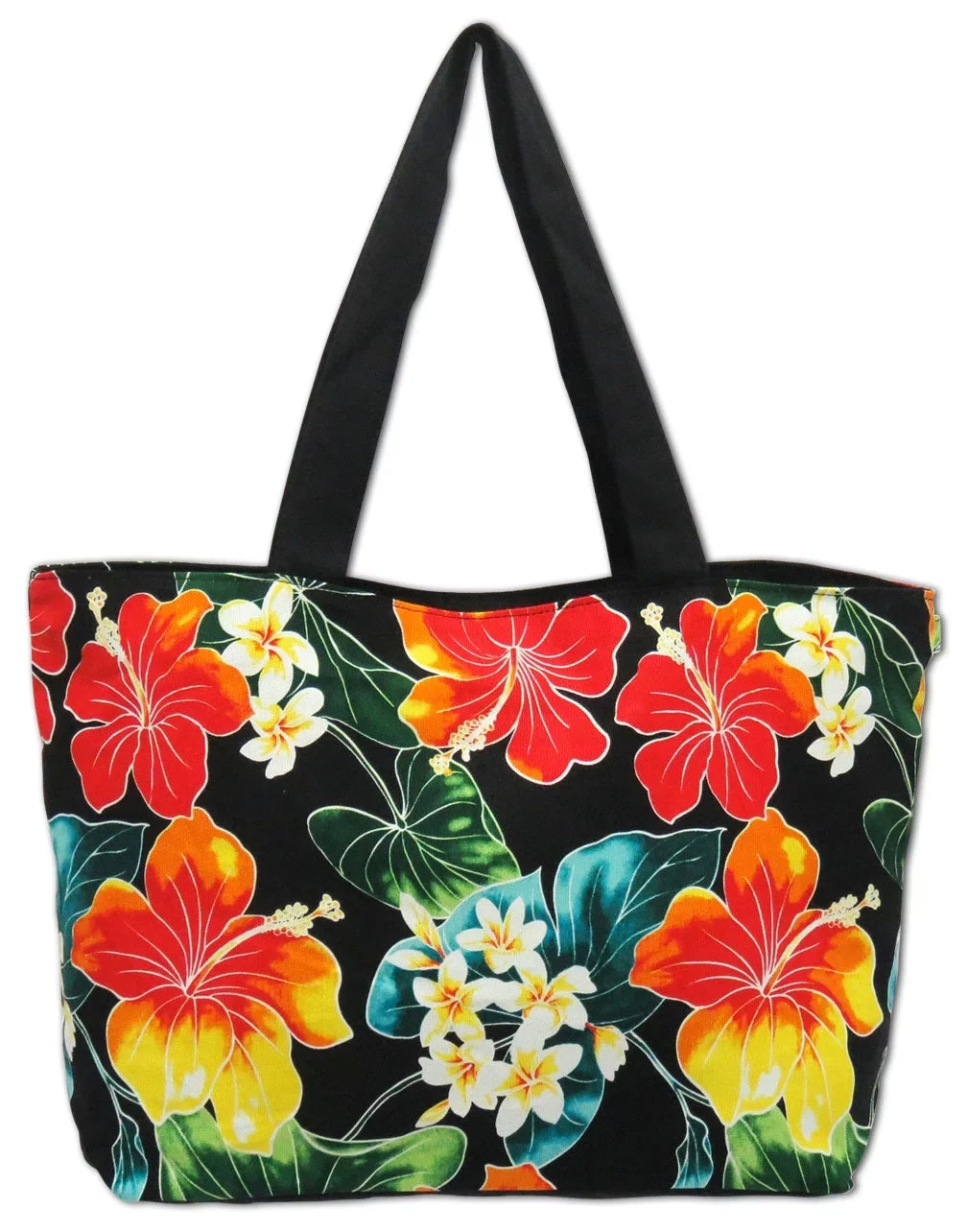 Plumeria Hibiscus Hawaii Tote Tote Bags Medium