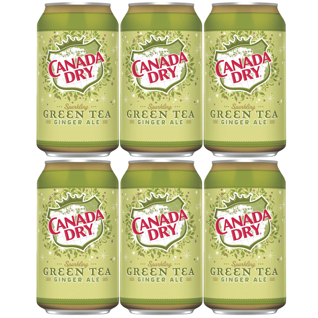 of 12oz Cans! Green Sparkling with Ale Ginger 6 Refresh Tea Canada Dry - and Revitalize Pack