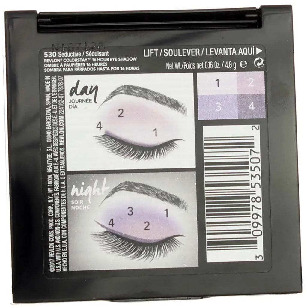 Revlon [530] Shadow, Eye (Pack 0.16 Hour Seductive ColorStay oz 3) of 16
