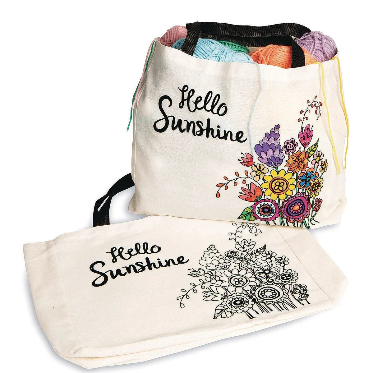 Art of (Pack Velvet 12) Bag Sunshine Hello Tote