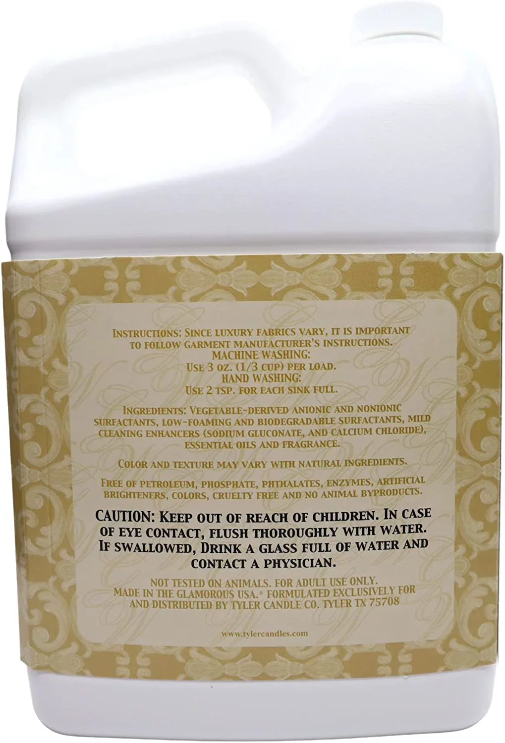 Diva Company Wash Machine Fine for Container Detergent 1Gal Glamorous Laundry Liquid Liquid Laundry Designed Tyler Candle Washable - - - and 3.78L Detergent apparel Hand