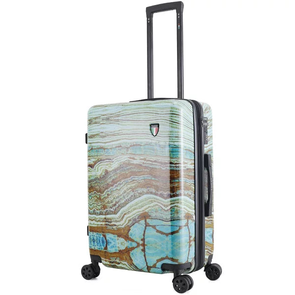 Disegno - Marble Luggage Emerald Earth Hardside TUCCI Medium 24-inch Art