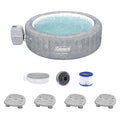 Pool Sicily Seat AirJet Spa w/Set Tub Bestway of & Coleman SaluSpa Hot 4