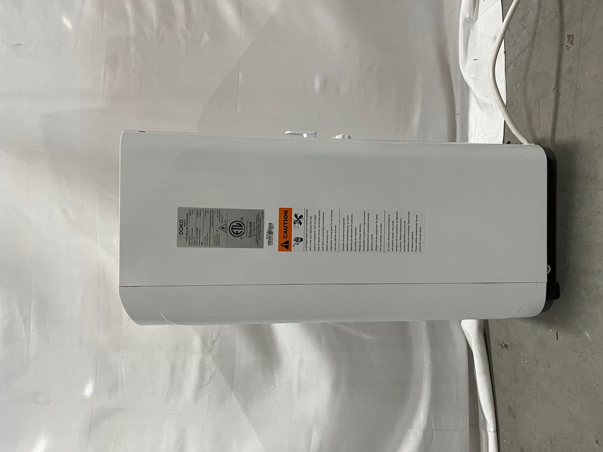 DOKOWORLD BTU Portable WHITE (Fair) - AC 12000 Pre-Owned Air Dehumidifier Conditioners SPK2-12C