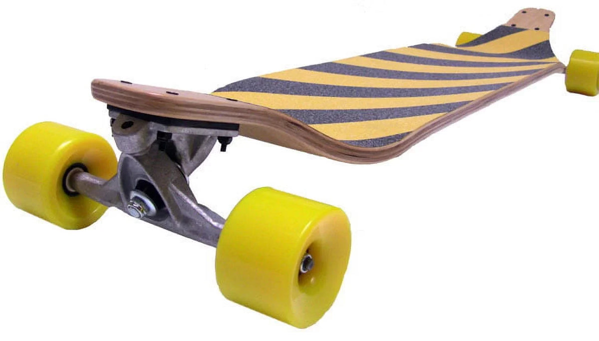 DROP LONGBOARD Complete 8x40 STINGER SAFETY STRIPE DOWN