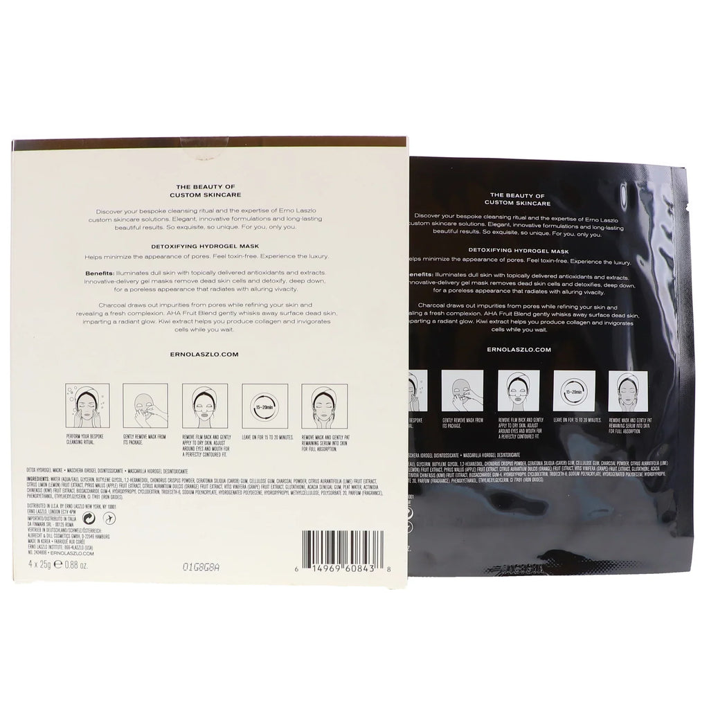 Mask - & Sheet for Exfoliate Erno Hydrogel oz Detoxifying x Women by Detox 0.88 Mask 4 Laszlo