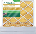 (4-Pack) Furnace 11 Filterbuy MERV Air AC 25x32x2 Filters Pleated HVAC