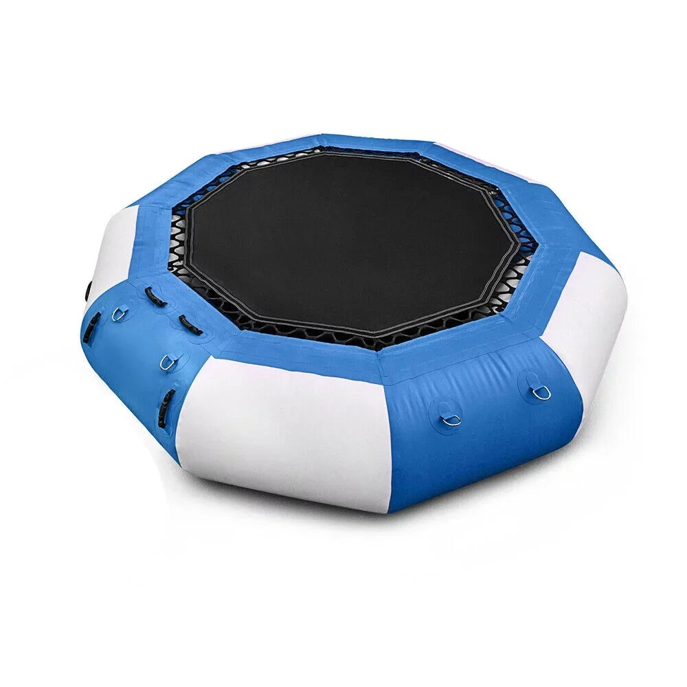 Floating Trampoline 880lbs Pool Sport Blue 17-ft Swimming DENEST Max Island Inflatable liquid Capacity Lake 400kg/ liquid Bounce
