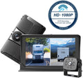 IP69 View Advanced Recording Rear with RV/Pickup/Truck/Trailer/Bus Function, Vision Camera Monitor Backup Erapta with for Waterproof, 1080P Night 7'' Camera DVR