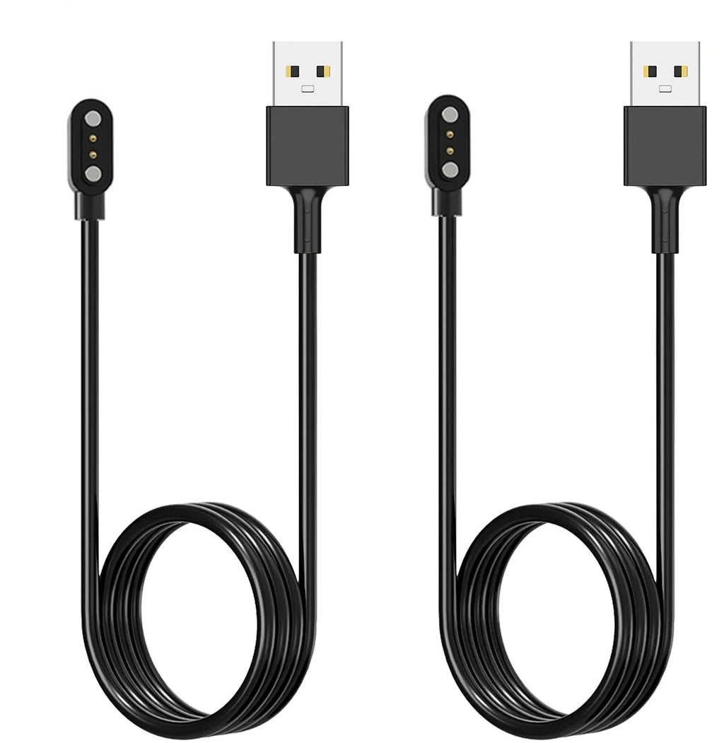 3.3FT SW021 Smart Watch Cable Charging ID205L [2-Pack] SW023 Charger Willful Magnetic for VeryFitPro USB YAMAY Letsfit