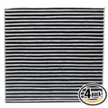ACF-10134 Replacement V6 Air RIDGELINE Filter Activated Cabin Car/Automotive HONDA 2007 3471cc Carbon, for 3.5L 4-Pack - for