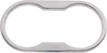 Wrangler 2007-10 Steel Holder Kentrol Cup JK - Jeep Bezel Stainless 30002 Polished