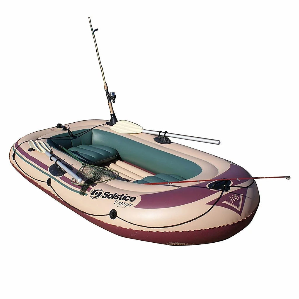 Leisure Voyager 4 Person Raft Solstice Inflatable 30400 Fishing Swimline