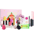 Calendar Advent Set,Xmas for Kit Gift Day Teens Christmas gift 2024 Girls Full Makeup Gift Calendar Valentine's Makeup Calendar IKOMMI Women for Countdown Box