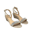 Evening Mischka US) Bellevue Wedge(dimension Badgley 6 Jewel