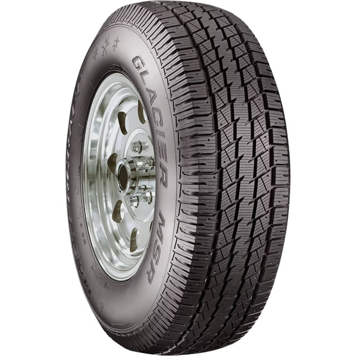MSR Winter Glacier Mastercraft E 125/122R LT275/70R18 Truck Tire Light