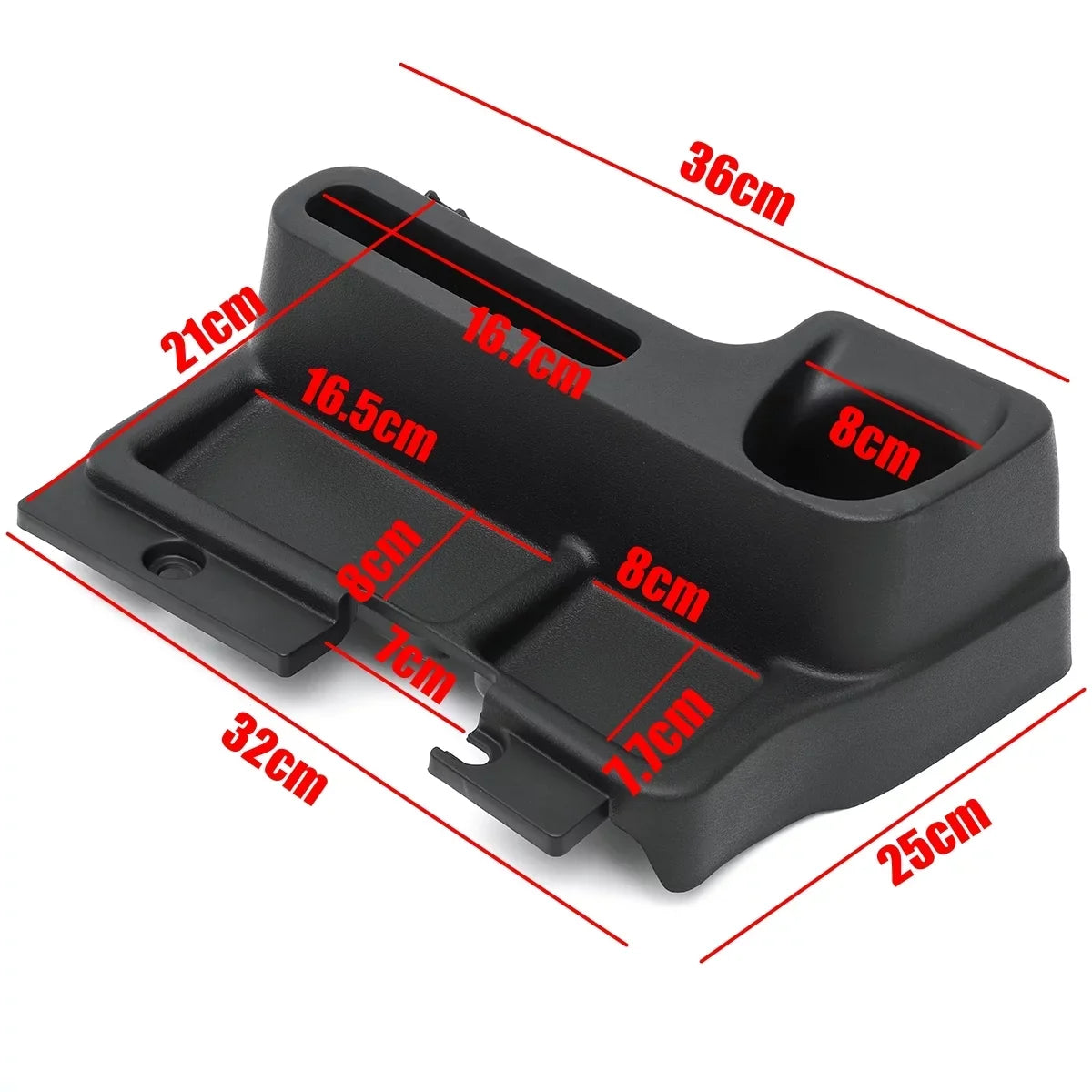 Center Box Black Organizer Interior Land for Storage Centre Replacement LC70 LC76, Cruiser Box, Console Car Console LC71