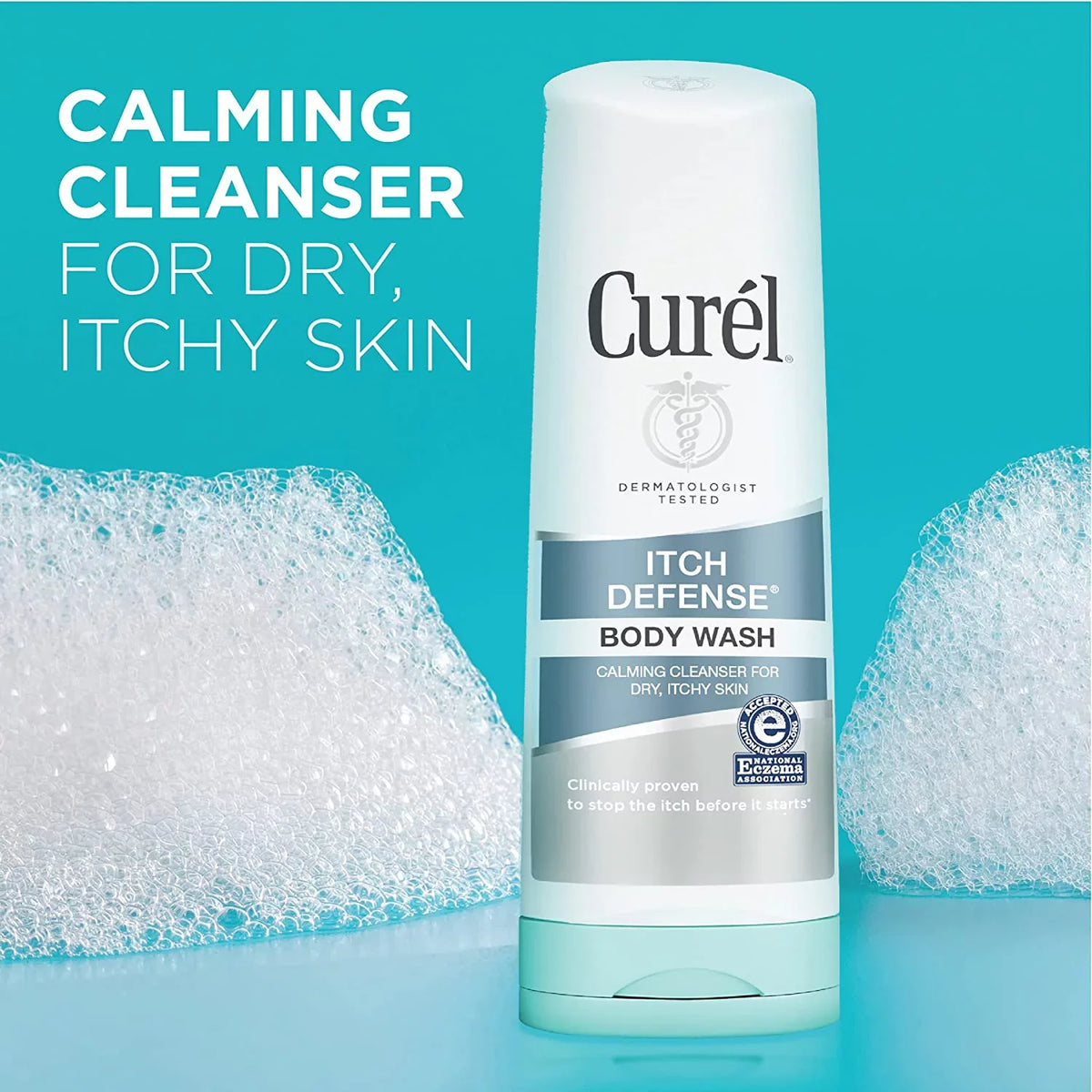 Itch Curel For Body Defense Dry 3 Pack Skin, Wash, 10 oz,