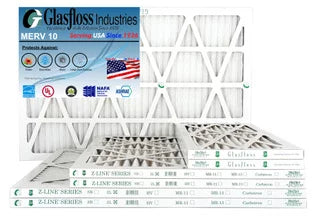 14x36x1 (Actual 10 Air Glasfloss x 35.5x7/8 Made 13.5 inch) - dimension: in - - -Qty:6 USA Filter Furnace MERV