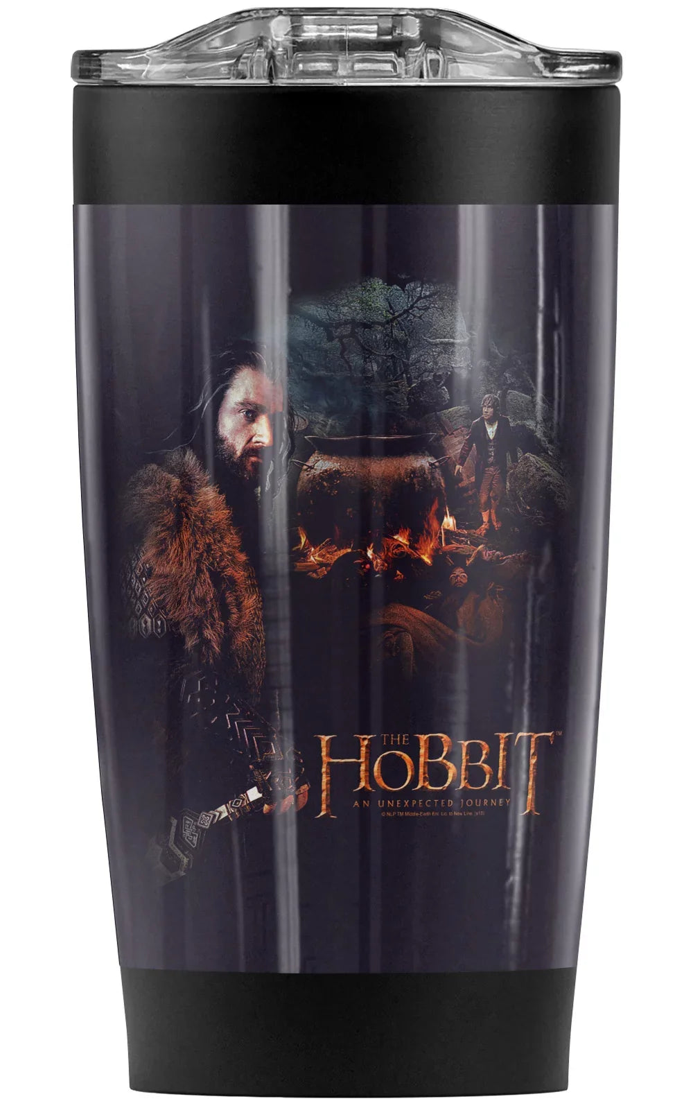 Vacuum Insulated with Double Sliding Travel Coffee for Tumbler oz | Leakproof & Great Hobbit/Thorin Steel Stainless Cold and Mug/Cup, Wall The Lid Hot Beverages 20 Cauldron Drinks