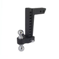 0-10" Hitch: Resistance) Valet with Drop (700-Hour 10K Blackout Reversible 2-5/16" Wrinkle Trailer Drop, Coating High-Grade Powder Corrosion Ball, & Black Aluminum Series Adjustable Signature 2"
