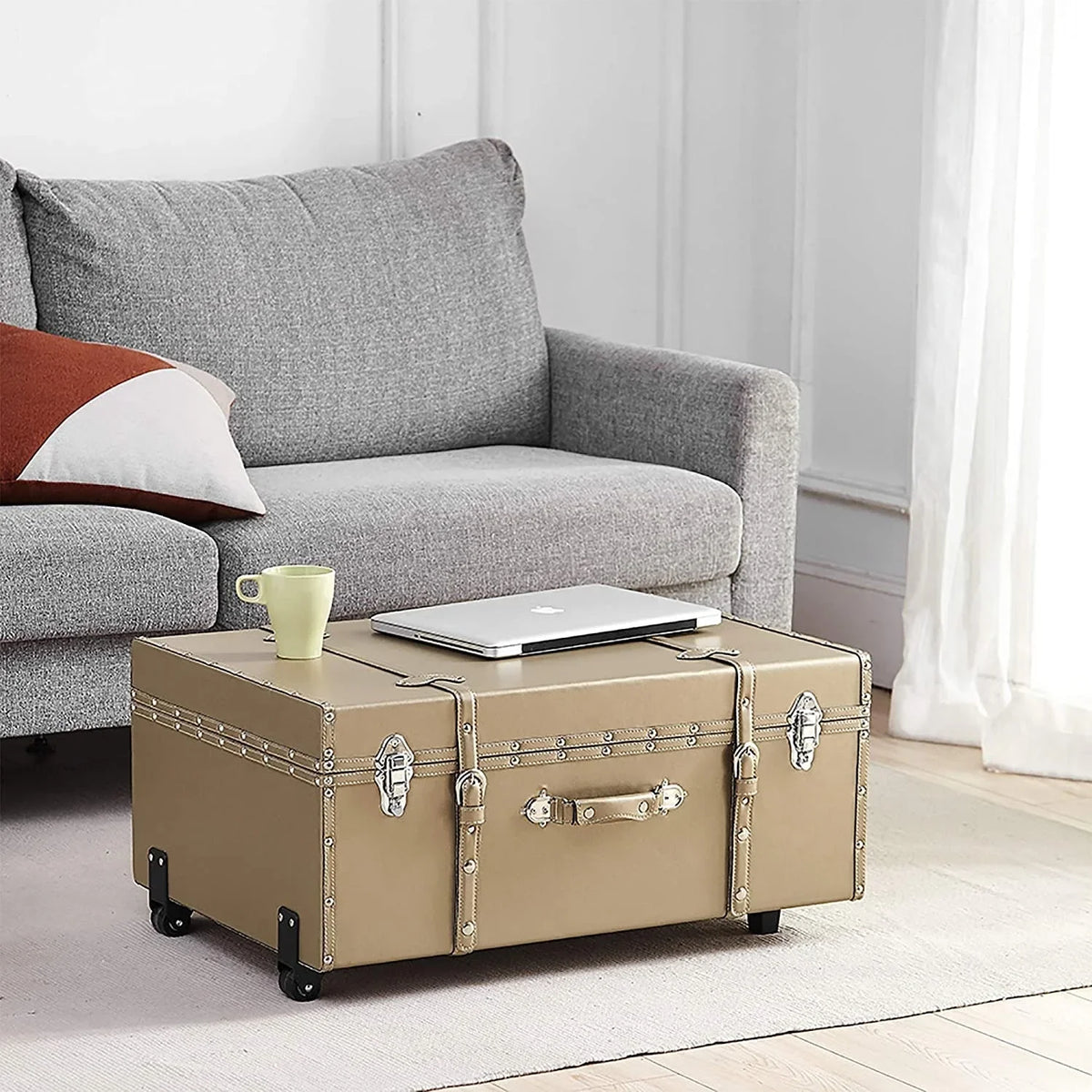 Brand DormCo Bronze Champagne Texture® Trunk -